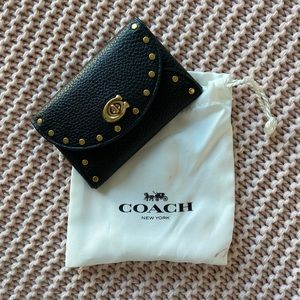 Coach leather cardholder